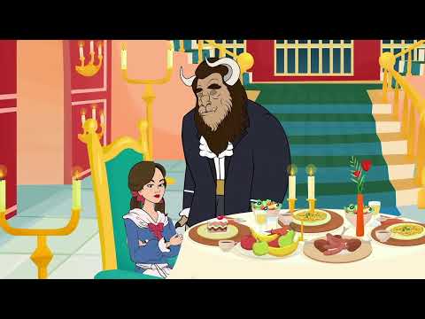 La Belle et la Bête | Contes Série | Episodes 1-2-3-4|  Dessin animé avec  @lesptitszamis