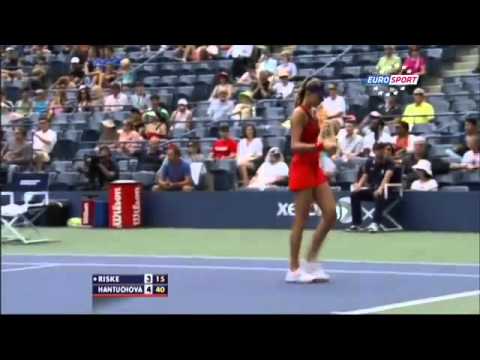 US Open 2013  R4    1 Highlights  Daniela Hantuchova vs Alison Riske
