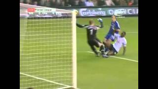 Ledley King tackle on Dempsey against Fulham