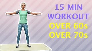 15 Min Senior Workout At Home - Over 60s and 70s Exercises