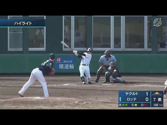 【ファーム】8月31日 マリーンズ対スワローズ ハイライト