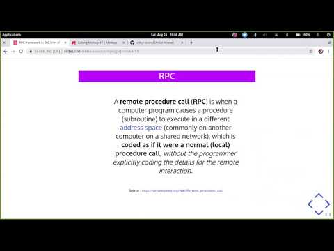 Golang BLR Meetup 47 (August 24th 2019) - RPC, Go scheduler, Contracts in Go