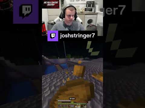 JoshStringer7 - I nearly died... 😱😂#5tringer #minecraft #minecraftpocketedition #twitch