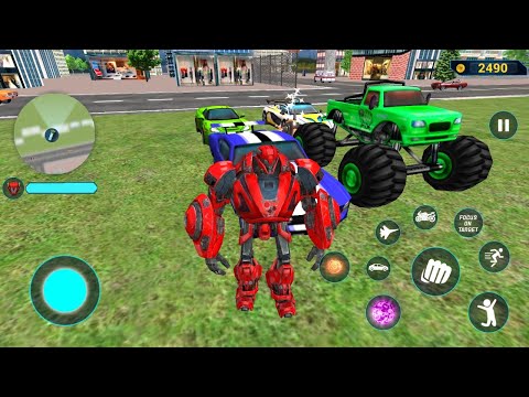 Optimus Prime Multiple Transformation Jet Robot Car Game 2021 unlocked level 1 2 - Mr BM Gaming