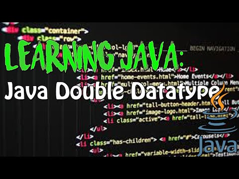 Learning Java Double Datatype