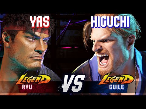 SF6 ▰ YAS (Ryu) vs HIGUCHI (Guile) ▰ High Level Gameplay