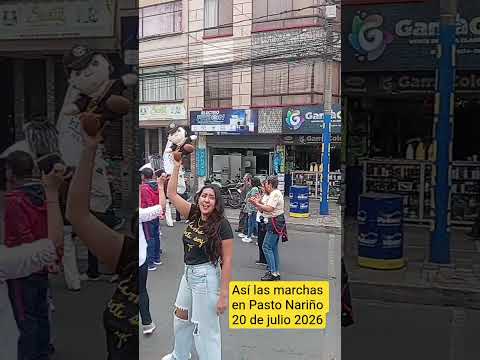 así las marchas en Pasto Nariño 20 de Julio 2026