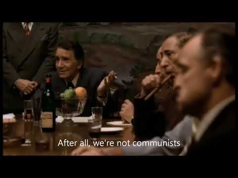 The GodFather - Best Scene - Don Corleone's Meetng with the Heads of the Five Families - Eng Subs