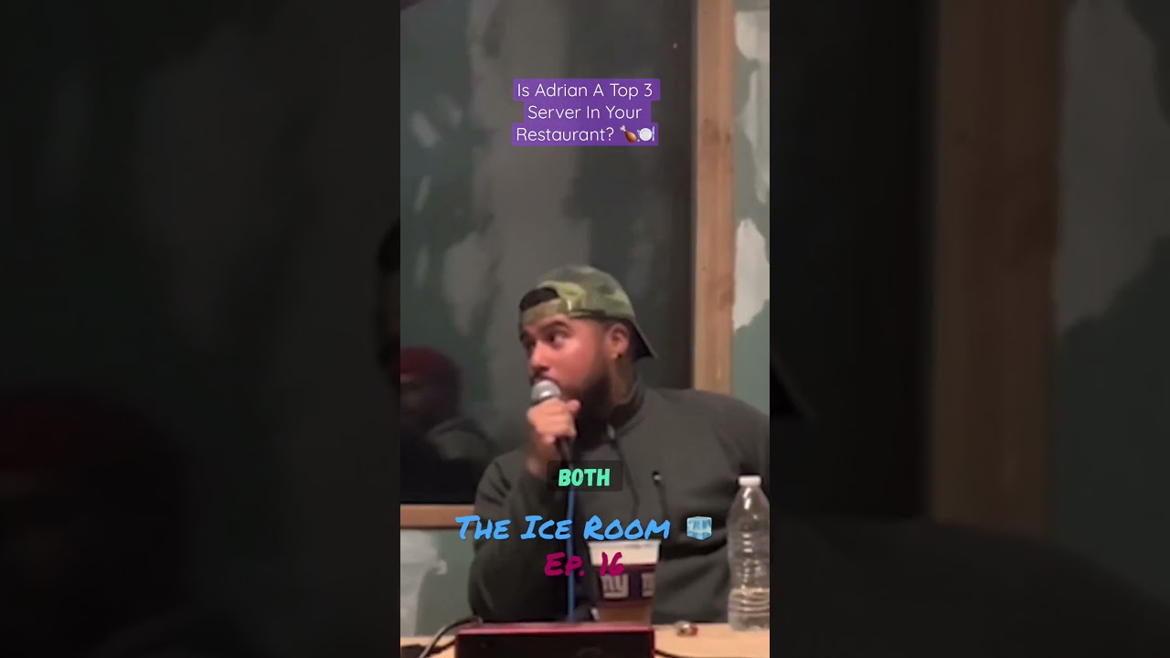 Is Adrian A Top 3 Server In Your Restaurant? #podcastclips #serverlife #clips #restaurantlife