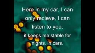 Gary Numan- Cars lyrics