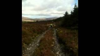 preview picture of video 'video2.mov: Coillte Mountain Bike Trail EXCELLENT!!'