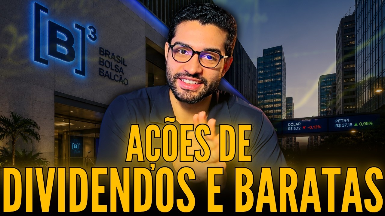 3 AÇÕES PERENES QUE ESTÃO MUITO BARATAS COM ESSA QUEDA DA BOLSA