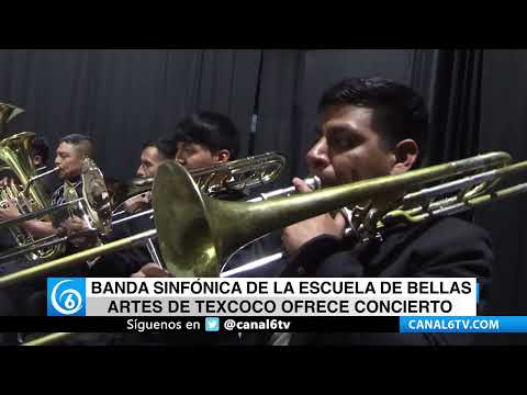 Video: Banda sinfónica de la escuela de Bellas Artes de Texcoco ofrece concierto