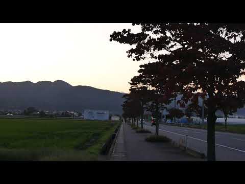 夕焼けの後に