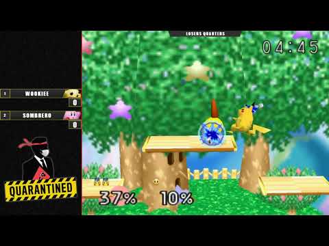 Quarantined Rapport WC Losers Quarters - Wookiee (Pikachu) Vs. Sombrero (Kirby) Super Smash Bros