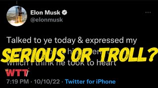 Elon Musk gives update on Ye