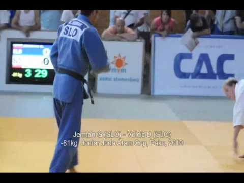 Judo 2010 Paks -81kg Jerman G (SLO) - Volcic D (SLO)
