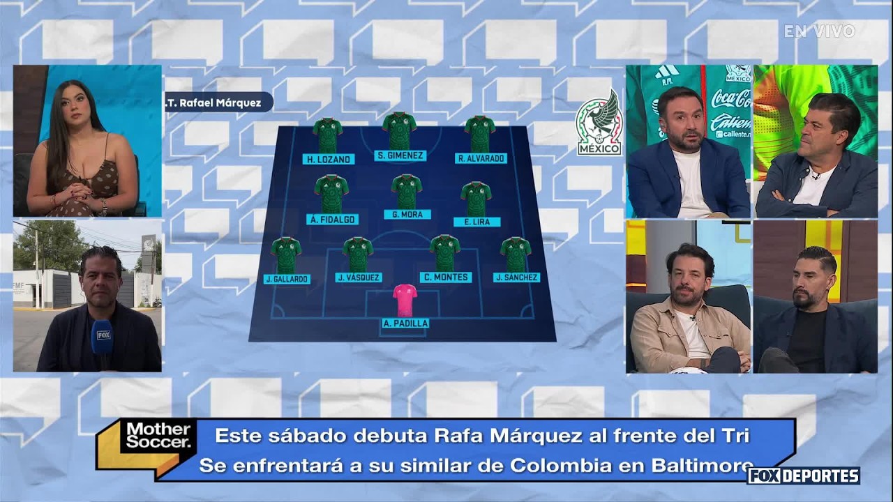 SELECCIÓN MEXICANA | El posible XI inicial de Rafa Márquez ante Colombia | Mother Soccer