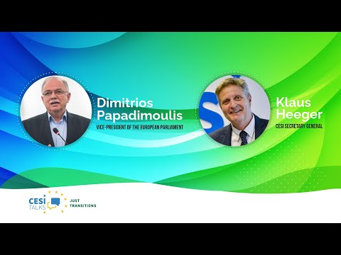 CESI Talks- Just Transitions with EP VP Dimitrios Papadimoulis and CESI SG Klaus Heeger