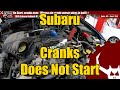 How To Diagnose And Repair Subaru Crank But No Start Learn Here To DIY