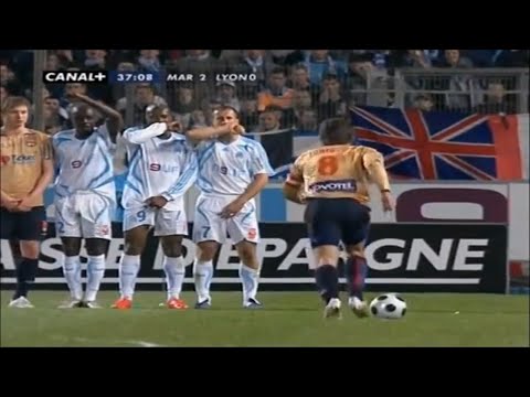 Juninho Free Kicks: Marseille  vs Lyon (07-08)