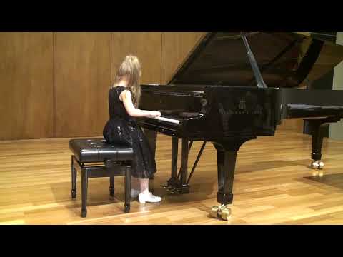 De Bach Au Jazz 2018 - Group A 1st Prize: Utkina Anastasia, 7 years, Russia