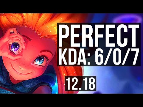 ZOE vs KARMA (MID) | 6/0/7, 72% winrate, Rank 6 Zoe, Dominating | KR Challenger | 12.18
