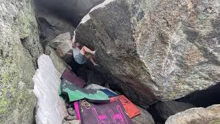 Video thumbnail de Diagonal, V11. Lincoln Lake
