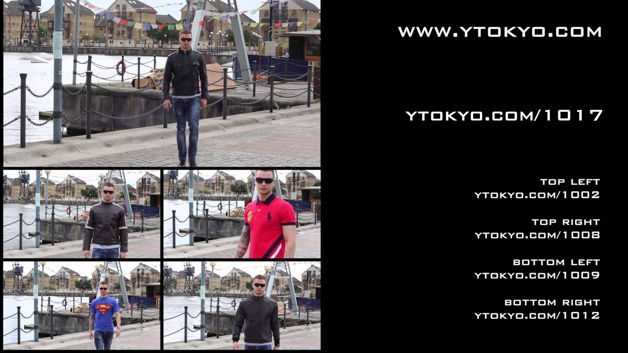 Mens Black Slim Leather Jacket 1017