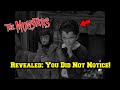 Eddie Munster MAJOR MAKE UP Change You Probably DID NOT Notice On The Munsters TV SHOW