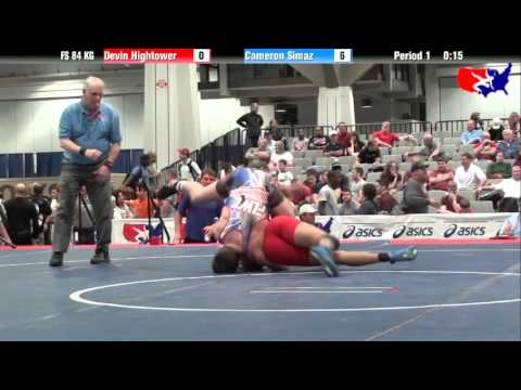 Devin Hightower vs. Cameron Simaz at 2013 Las Vegas/ASICS U.S. Open