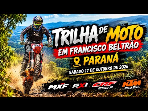 TRILHA DE MOTO  PINUS Francisco Beltrão MXF MXI CRF250F KTM250EXC