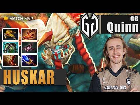 Huskar Mid | GG.Quinn | 7.32E HUSKAR BROKEN MIDLANE BUILD EZ 20 KILLS | 7.32e Gameplay Highlights
