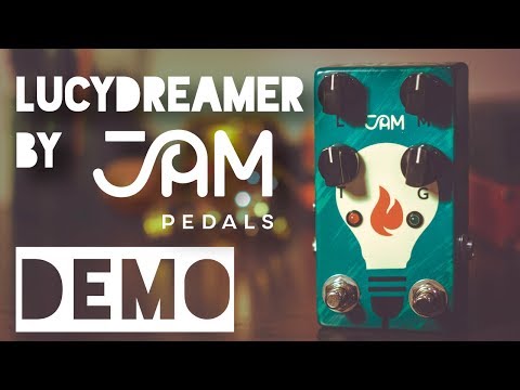 JAM Pedals Lucydreamer with original box - hand painted green image 8