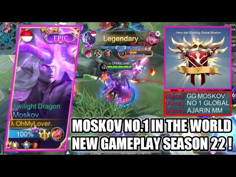TUTORIAL MOSKOV NEW SEASON 22 BY TOP 1 GLOBAL MOSKOV (LOVER) - MOBILE LEGENDS