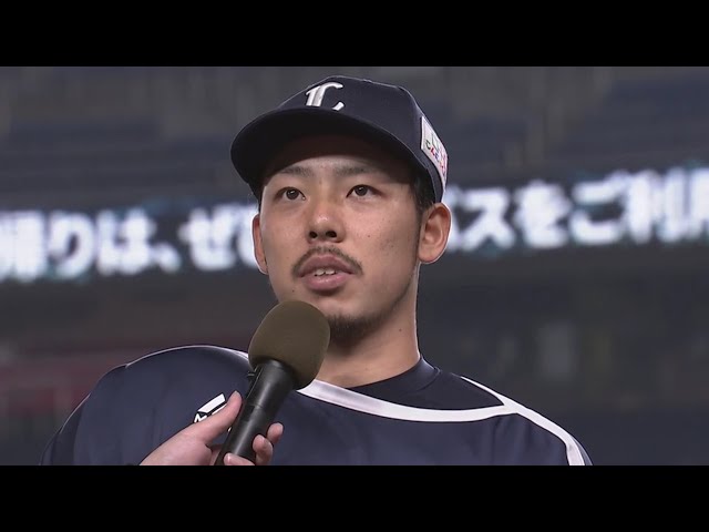 ライオンズ・本田投手ヒーローインタビュー 2019/4/24 M-L