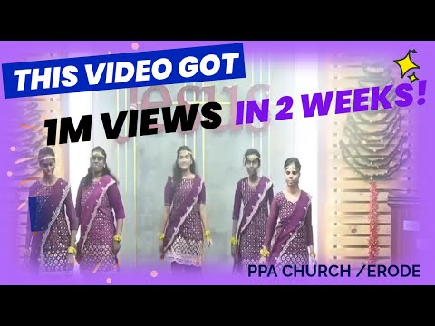 கிறிஸ்துமஸ் நடனம் - (SENIOR GIRLS) - PPA CHURCH, ERODE.