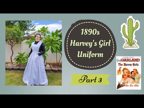 1890s Harvey's Girl Uniform Part 3 - The Iconic Apron