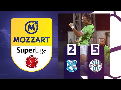 Mozzart Bet Super liga 2022/23 - 12.kolo: MLADOST – TSC 2:5 (1:2)