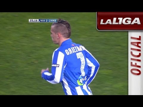 Gol de Griezmann (2-2) en el Real Sociedad - Real Madrid - HD