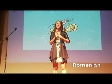 Magda Mihaila - Stand Up Comedy in Romanian, French, Spanish and English