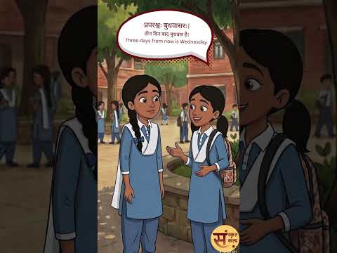 वासर-परिचयः | (दिनों के नाम) Days of the Week | Sanskrit Story - 115 | Sanskrit Kalp