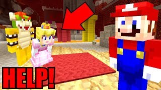 Minecraft | Super Mario Series | PEACH&#39;S LOVE POTION WEARS OFF! *MARIO SAVES HER*! [296]