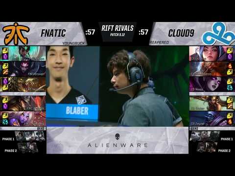 FNC vs C9 Highlights Game Day 3 Rift Rivals LEC vs NALCS 2019