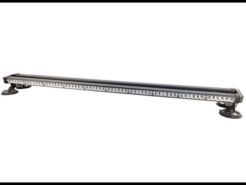 Проблесковая балка Samrai 28X-10L slim, 112,5 см, 14 режимов, четырехсторонняя, на магнитах 