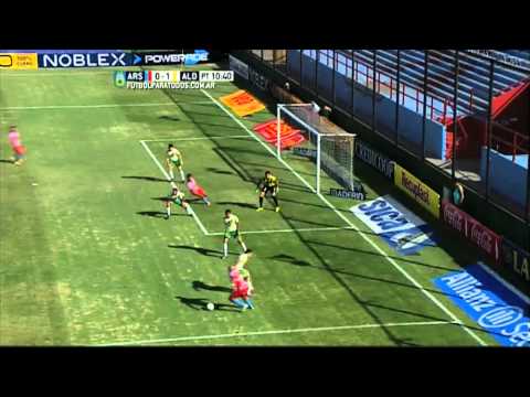Fredes al palo. Arsenal 0 - Aldosivi 1. Fecha 7. Primera División 2015. FPT.