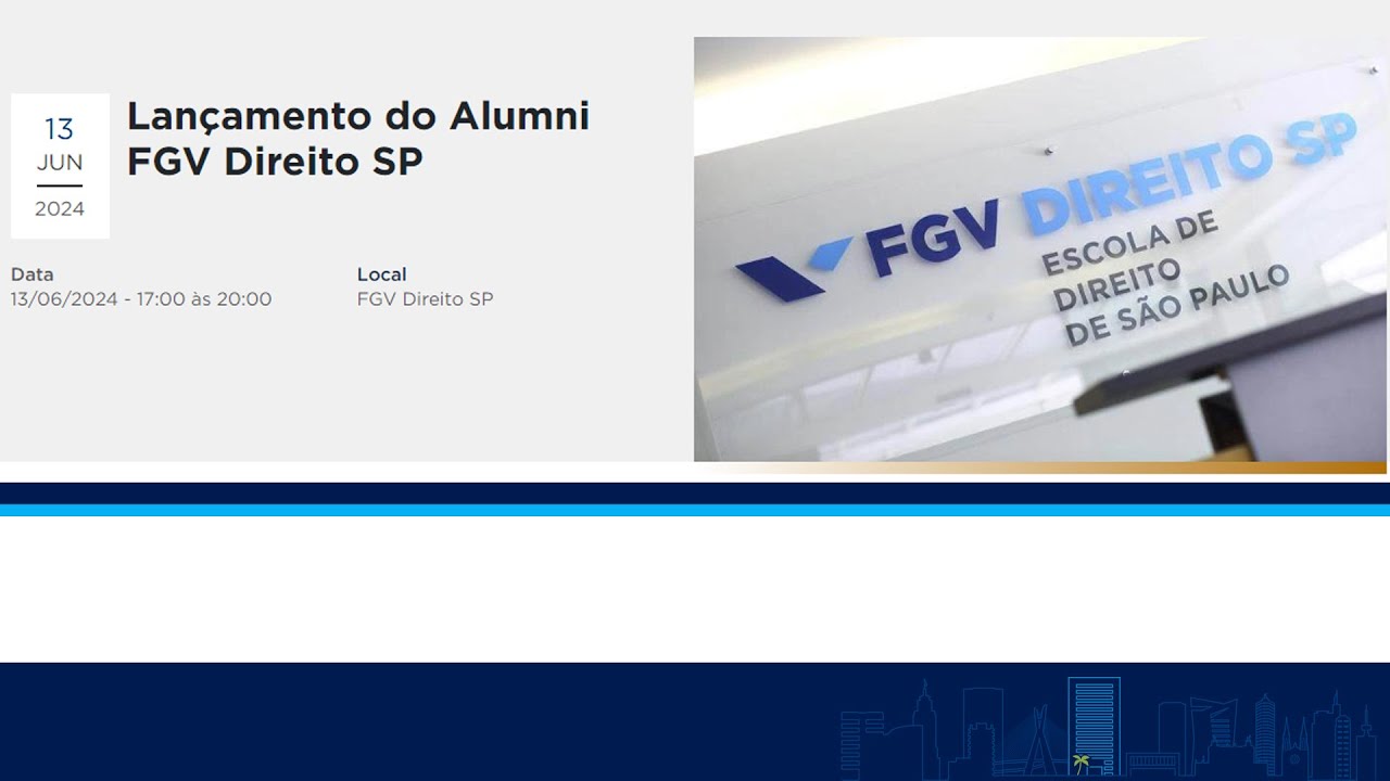 Lançamento do Alumni FGV Direito SP