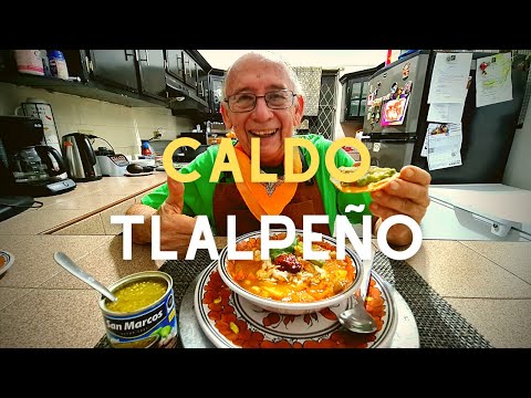 Receta Del Delicioso y Tradicional Caldo Tlalpeño Mexicano