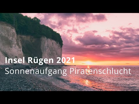 Insel Rügen: Sonnenaufgang Piratenschlucht