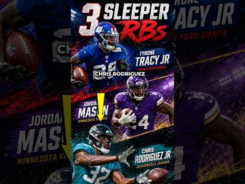 Thumbnail for 3 sleeper RBs to target in fantasy football drafts